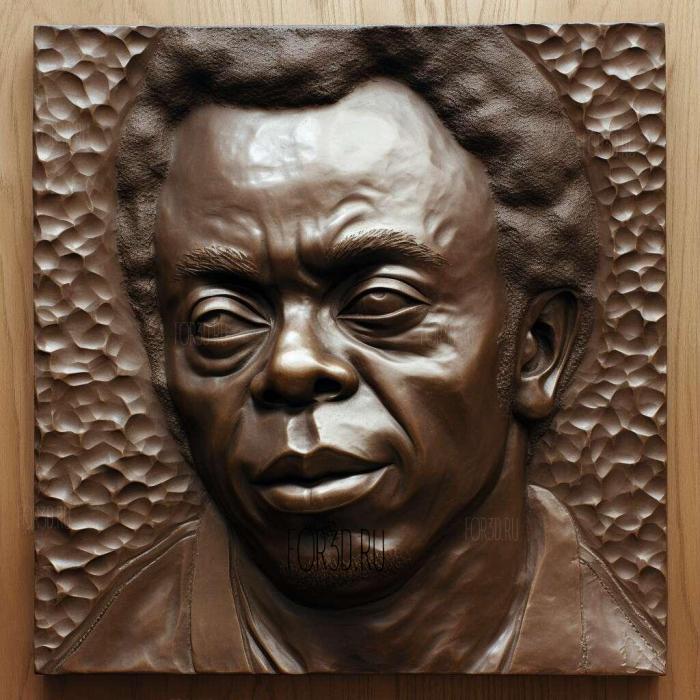 miles davis 1 stl model for CNC